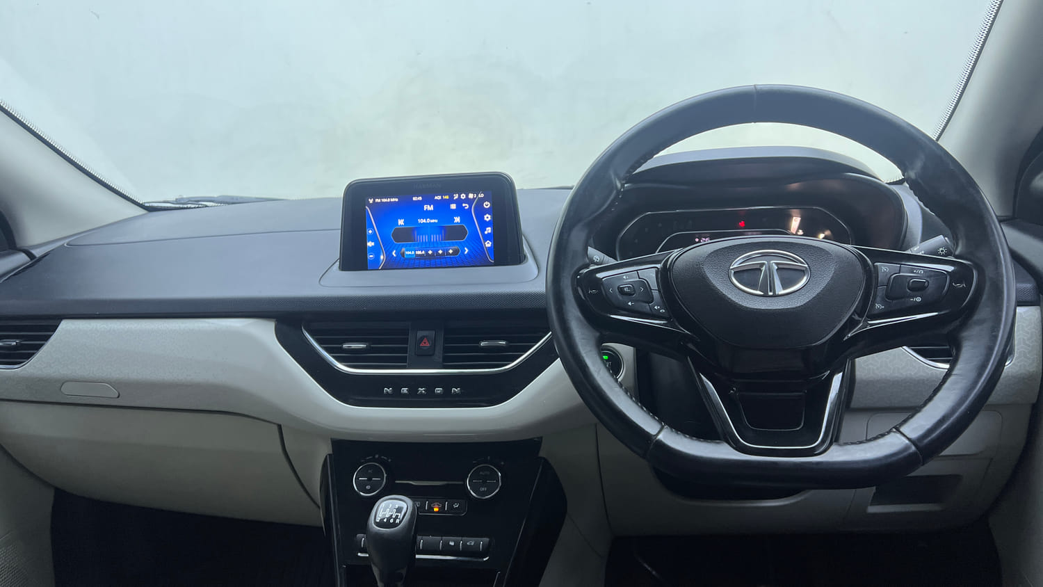 Used 2023 Tata Nexon XZ Plus (L) Petrol Manual interior DASHBOARD VIEW