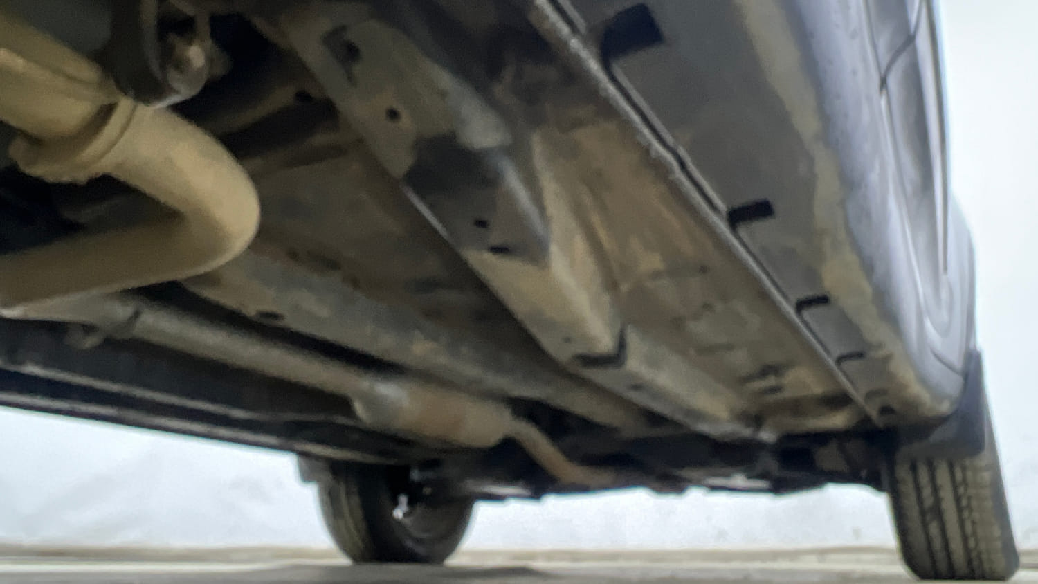 Used 2023 Tata Nexon XZ Plus (L) Petrol Manual extra REAR RIGHT UNDERBODY VIEW