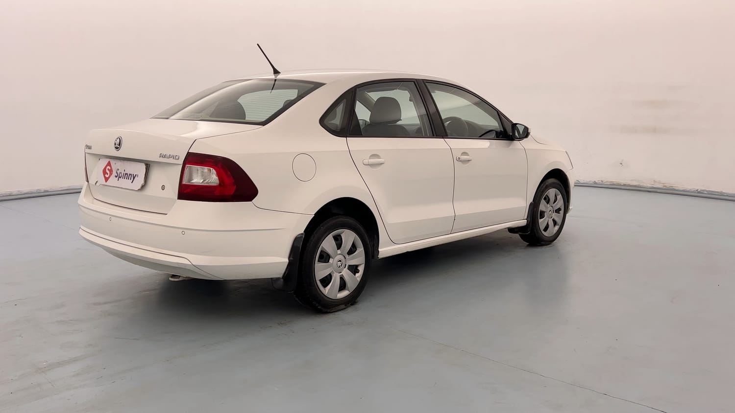 Used 2020 Skoda Rapid Active 1.0 TSI MT Petrol Manual exterior RIGHT REAR CORNER VIEW