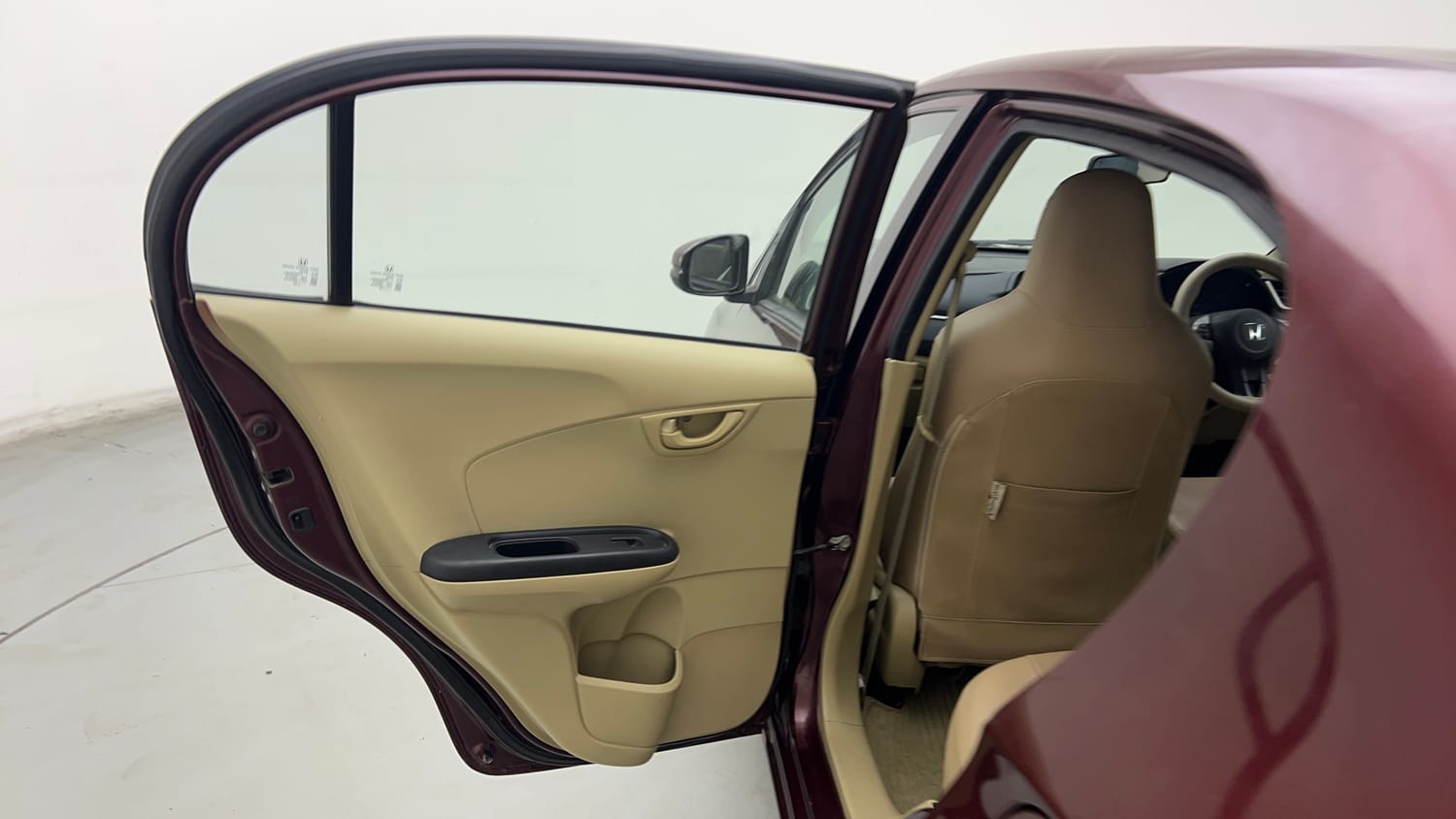 Used 2016 Honda Amaze 1.2 S i-VTEC Petrol Manual interior LEFT REAR DOOR OPEN VIEW