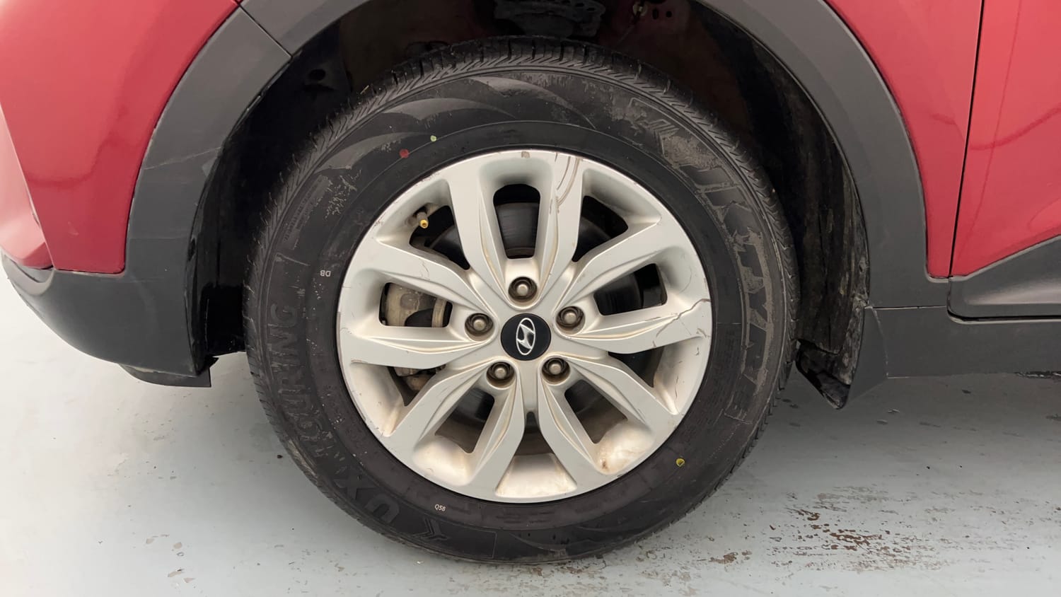 Used 2019 Hyundai Creta SX 1.6 Petrol Petrol Manual tyres LEFT FRONT TYRE RIM VIEW