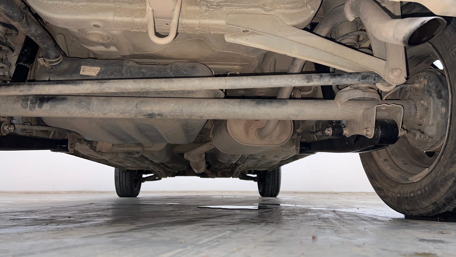 Used 2015 Maruti Suzuki Alto K10 VXi Petrol Manual extra REAR UNDERBODY VIEW (TAKEN FROM REAR)