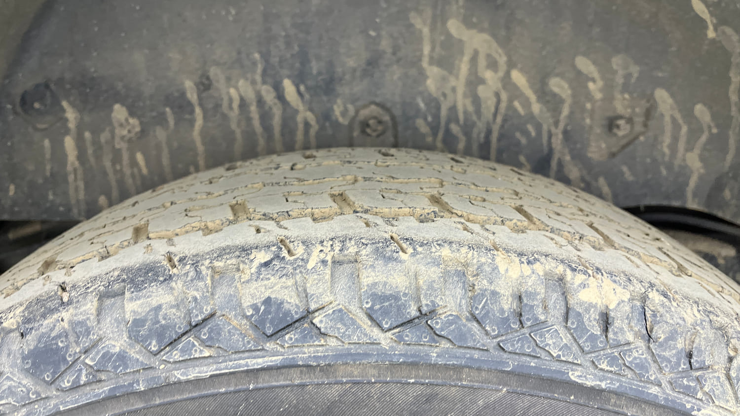 Used 2021 mahindra Thar LX Hard Top Diesel AT 4WD Diesel Automatic tyres RIGHT REAR TYRE TREAD VIEW