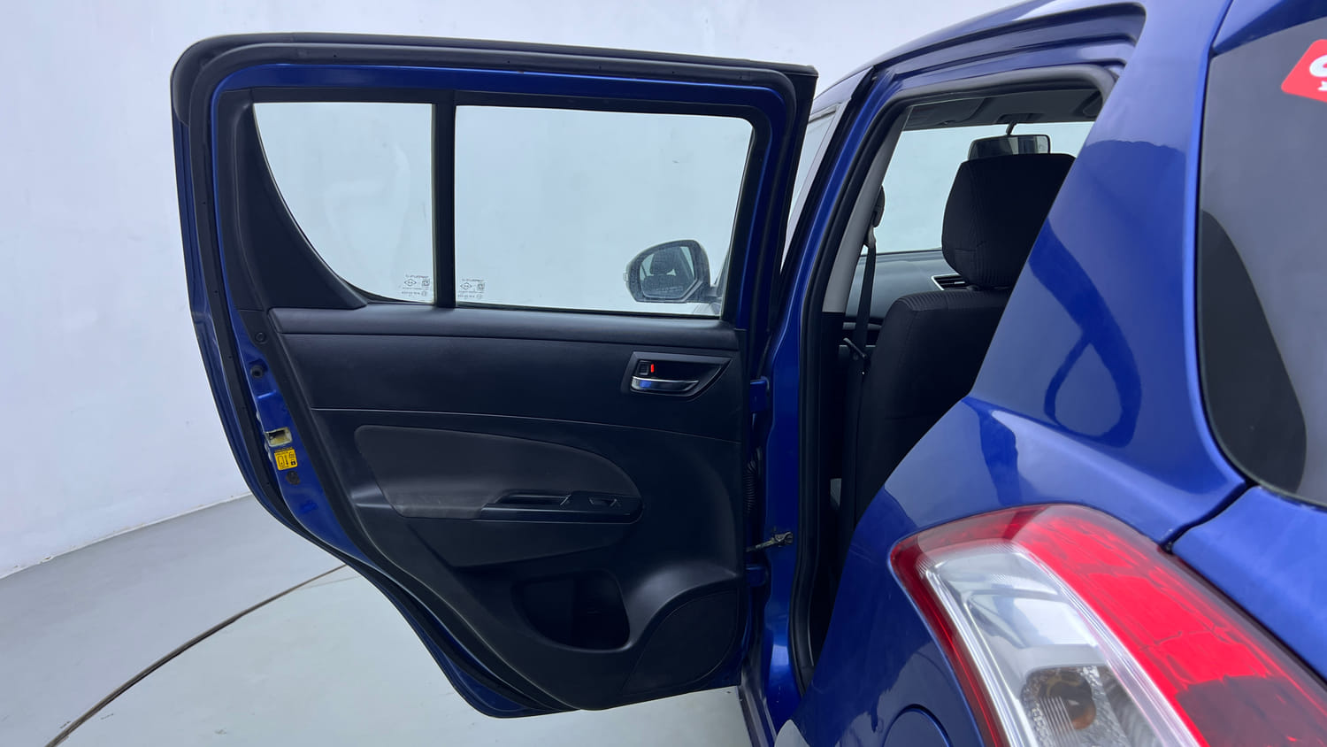 Used 2012 Maruti Suzuki Swift ZDi Diesel Manual interior LEFT REAR DOOR OPEN VIEW