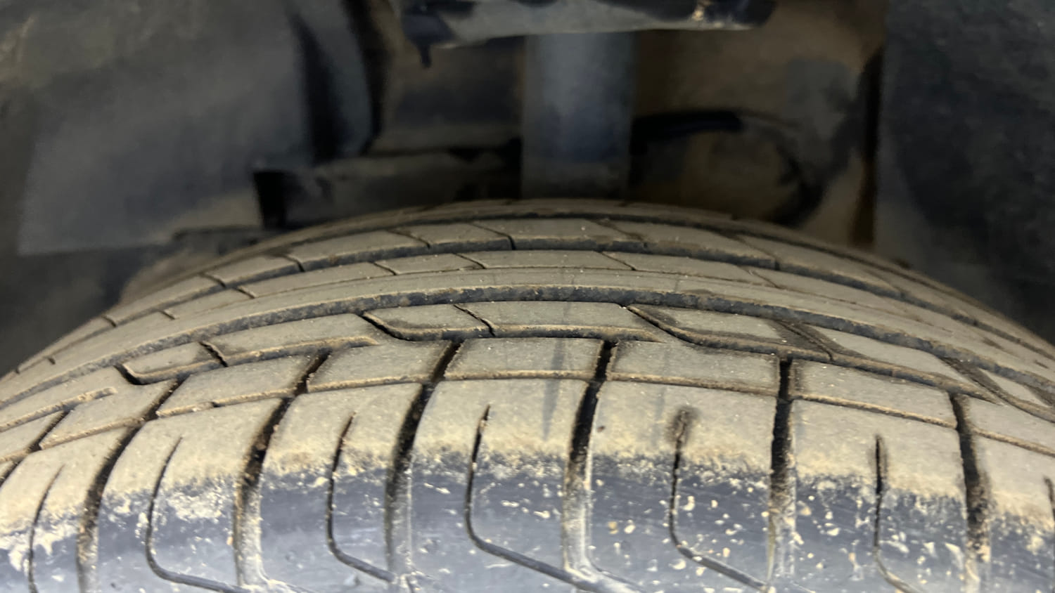 Used 2023 Tata Nexon XZ Plus (L) Petrol Manual tyres LEFT FRONT TYRE TREAD VIEW