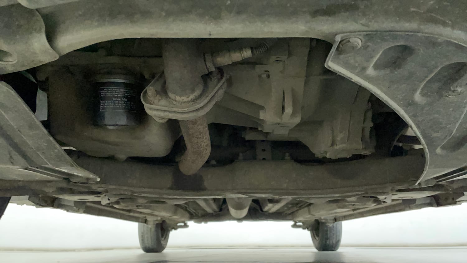 Used 2013 Maruti Suzuki Swift Dzire VXI Petrol Manual extra FRONT LEFT UNDERBODY VIEW