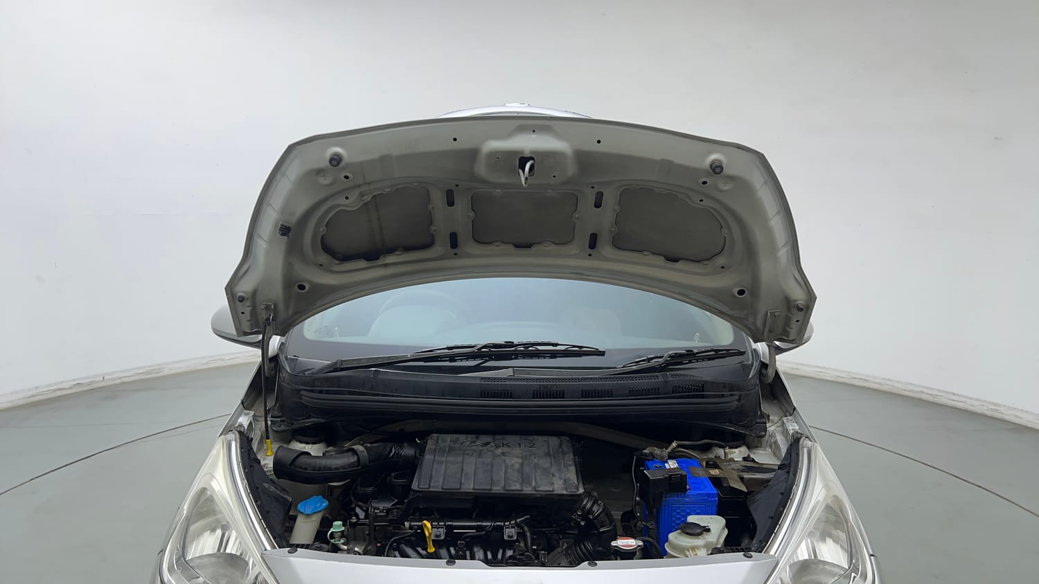Used 2017 Hyundai Grand i10 Sportz 1.2 Kappa VTVT Petrol Manual engine ENGINE & BONNET OPEN FRONT VIEW