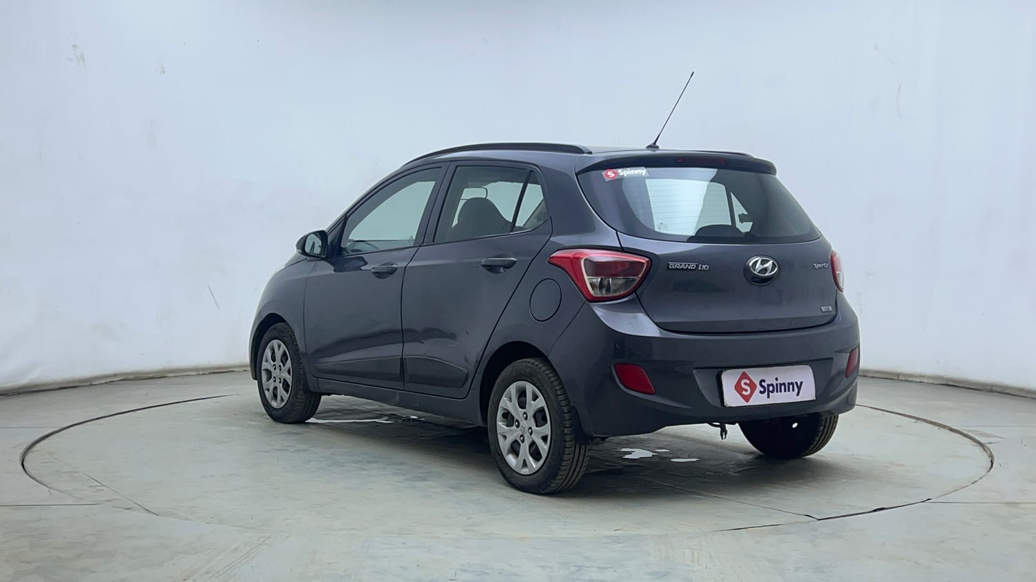 Used 2015 Hyundai Grand i10 Sportz 1.2 Kappa VTVT Petrol Manual exterior LEFT REAR CORNER VIEW