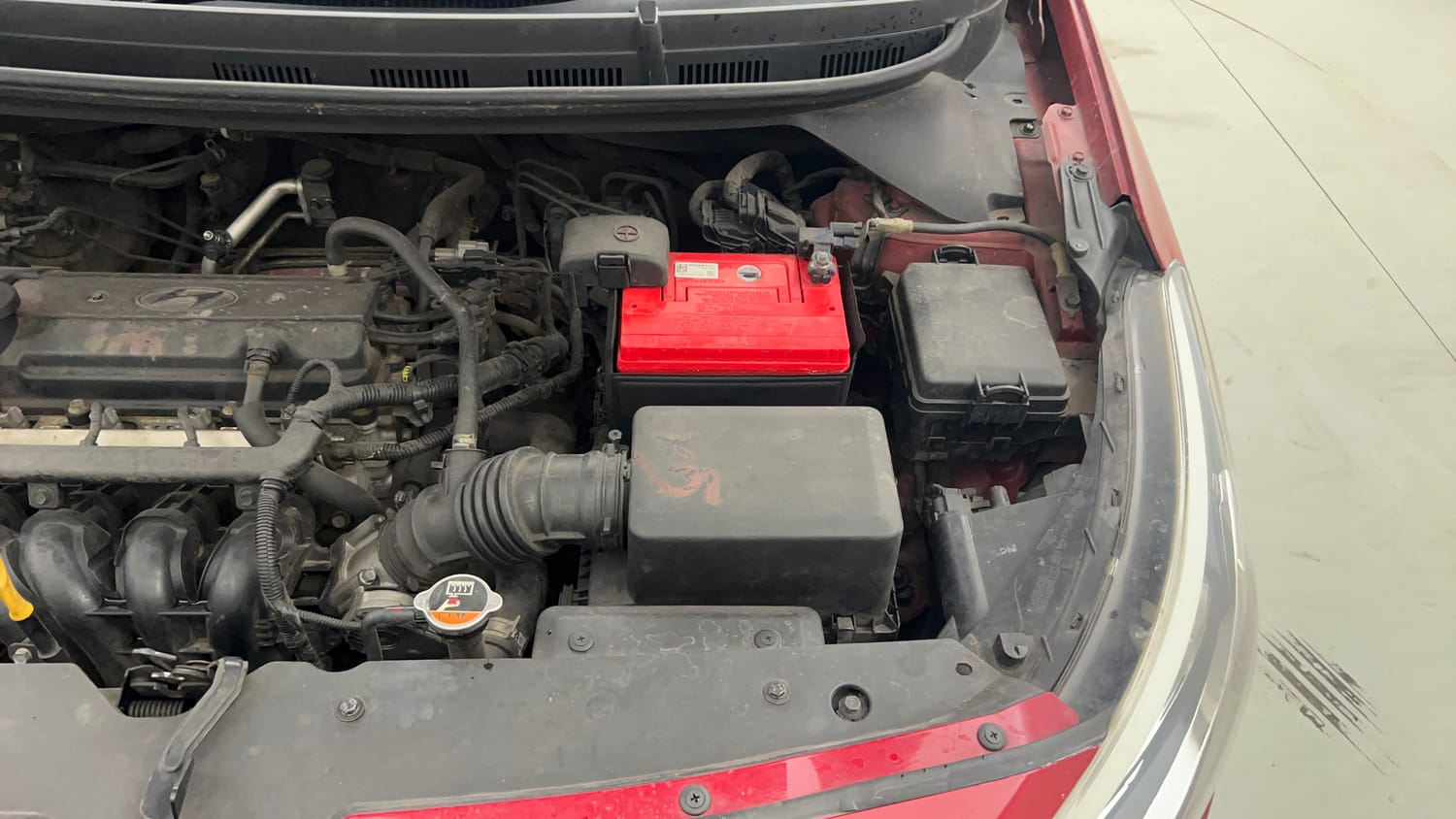 Used 2014 Hyundai Elite i20 Asta 1.2 Petrol Manual engine ENGINE LEFT SIDE VIEW