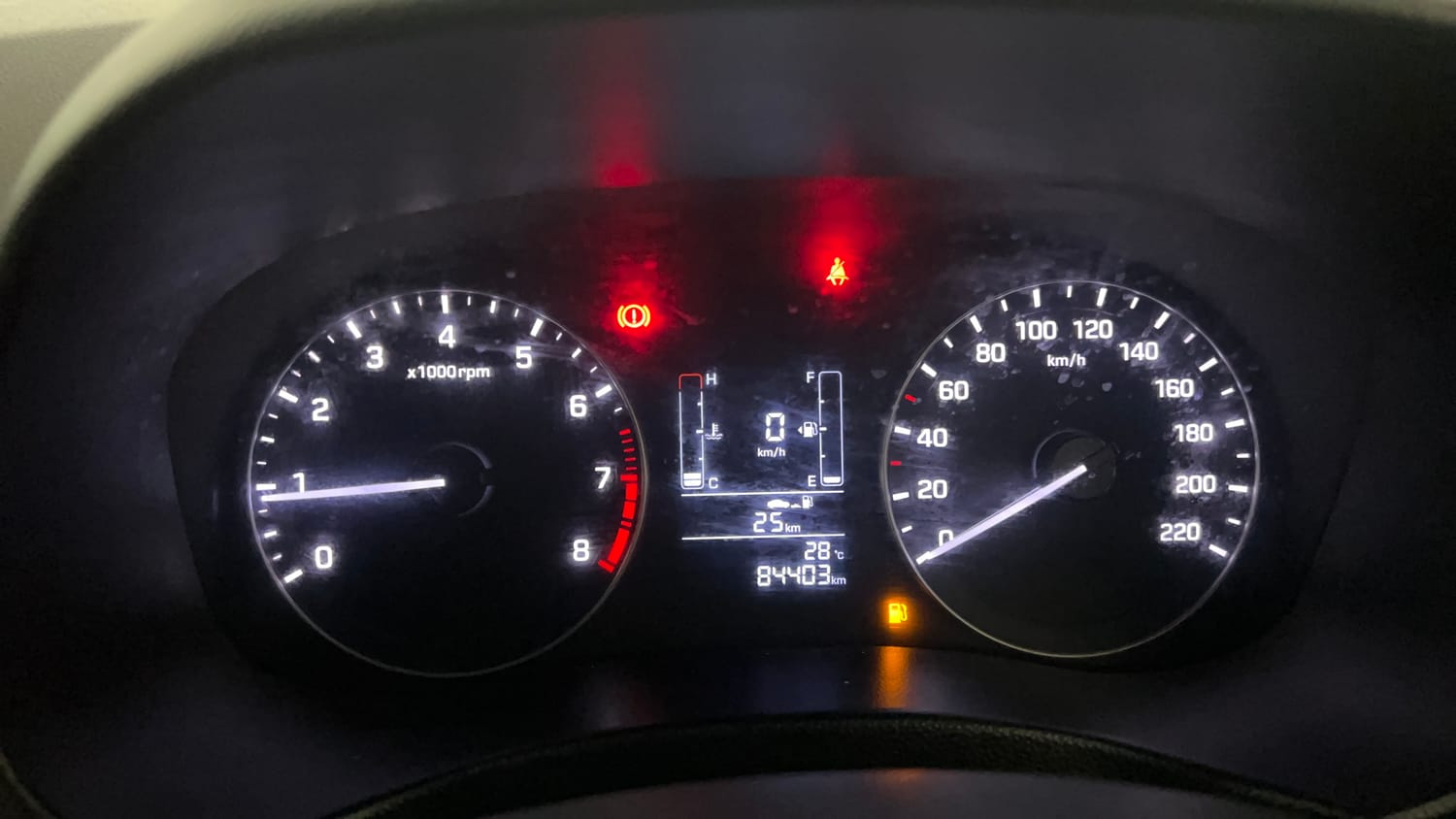 Used 2019 Hyundai Creta SX 1.6 Petrol Petrol Manual interior CLUSTERMETER VIEW
