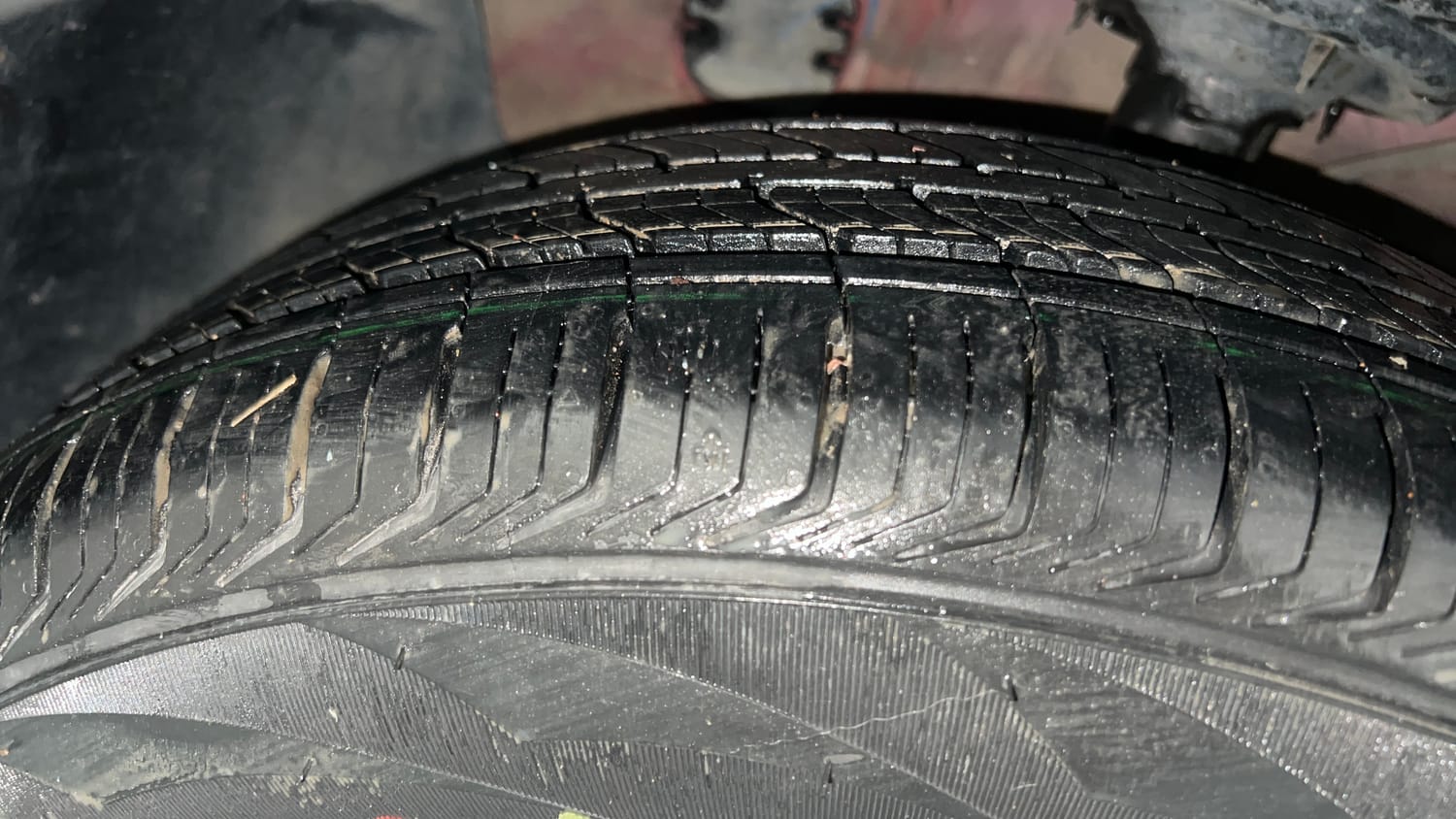 Used 2019 Hyundai Creta SX 1.6 Petrol Petrol Manual tyres LEFT FRONT TYRE TREAD VIEW