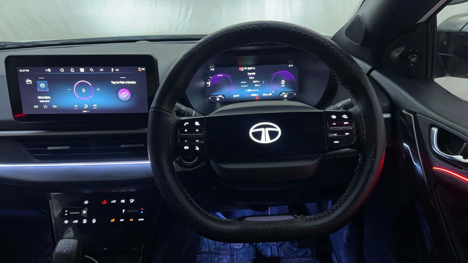 Used 2024 Tata Nexon Fearless 1.2 Revotron Petrol 6MT DT Petrol Manual interior STEERING VIEW