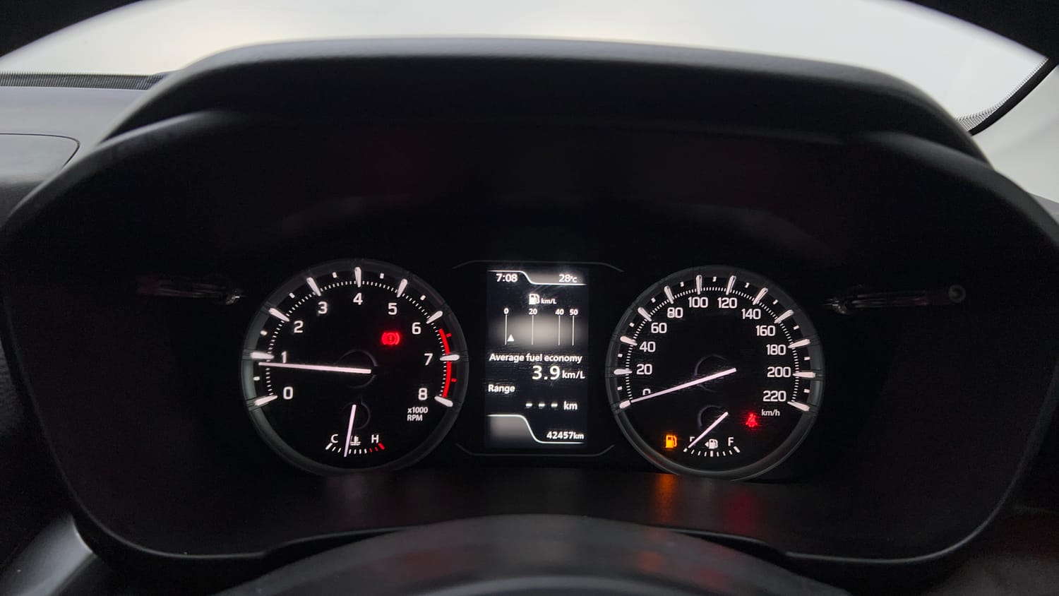 Used 2023 Maruti Suzuki Grand Vitara Zeta Smart Hybrid Petrol Manual interior CLUSTERMETER VIEW