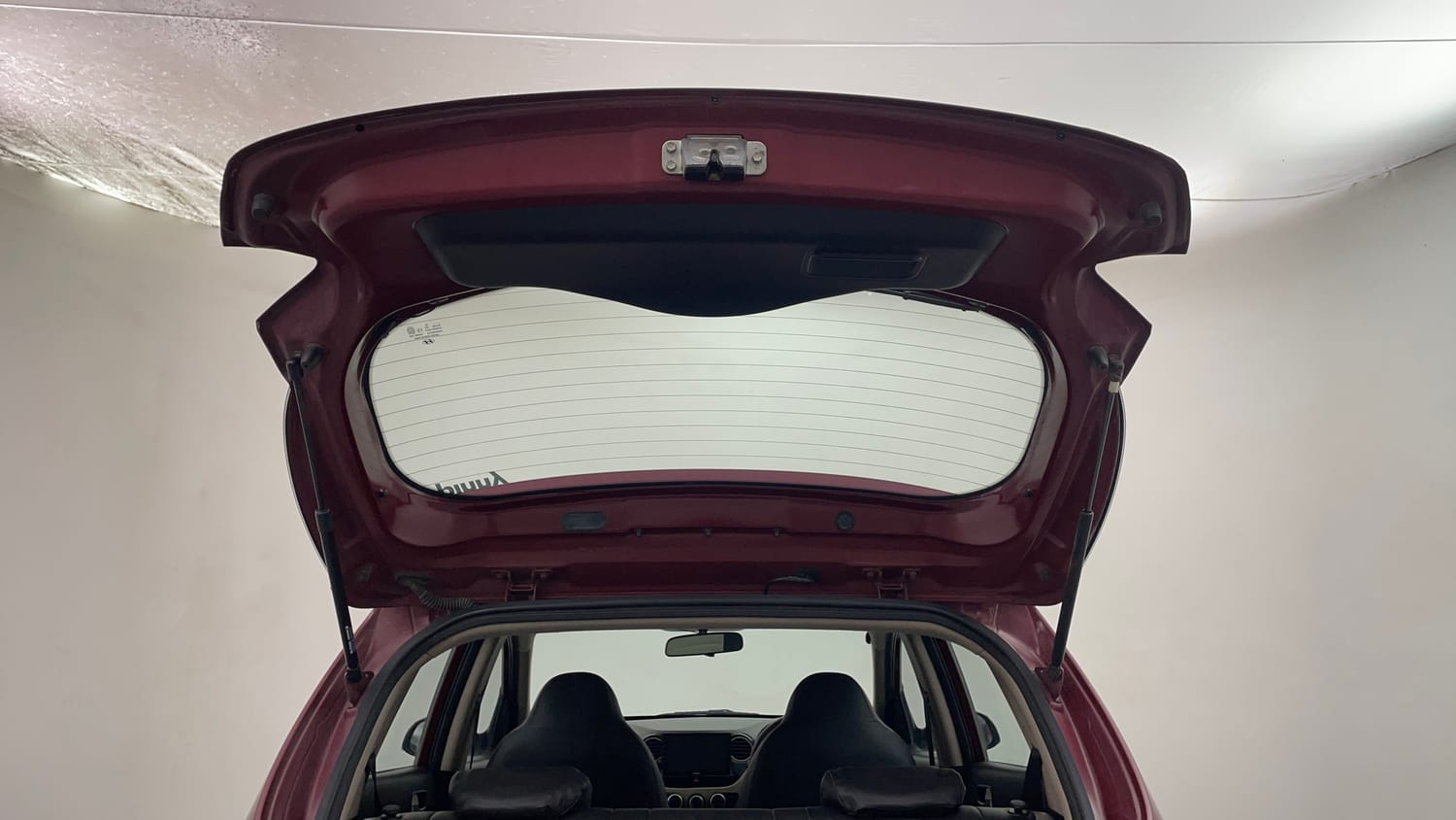 Used 2014 Hyundai Grand i10 Asta AT 1.2 Kappa VTVT Petrol Automatic interior DICKY DOOR OPEN VIEW