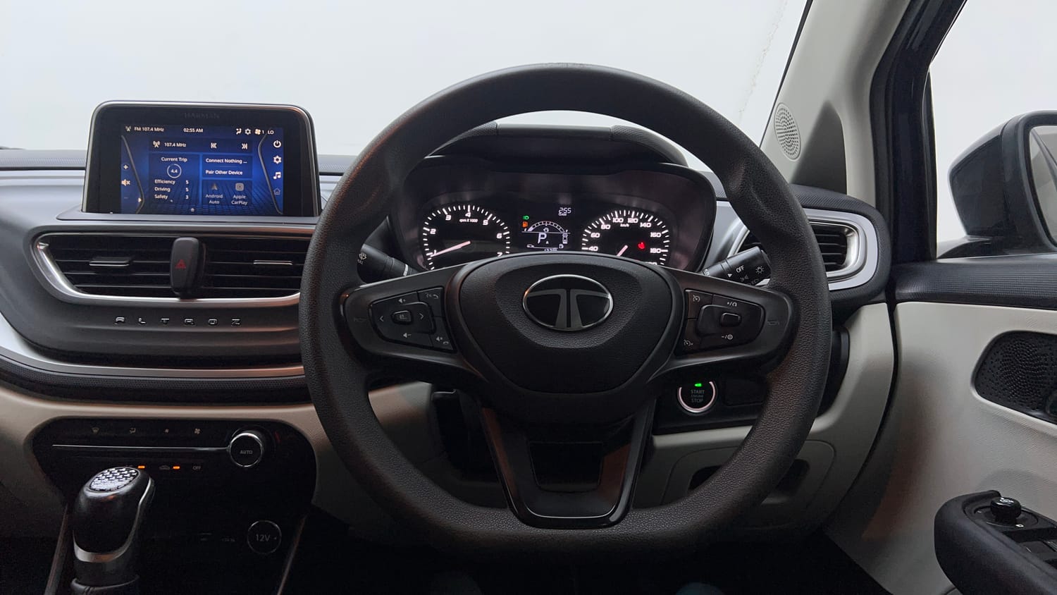 Used 2024 Tata Altroz XTA Petrol Petrol Automatic interior STEERING VIEW