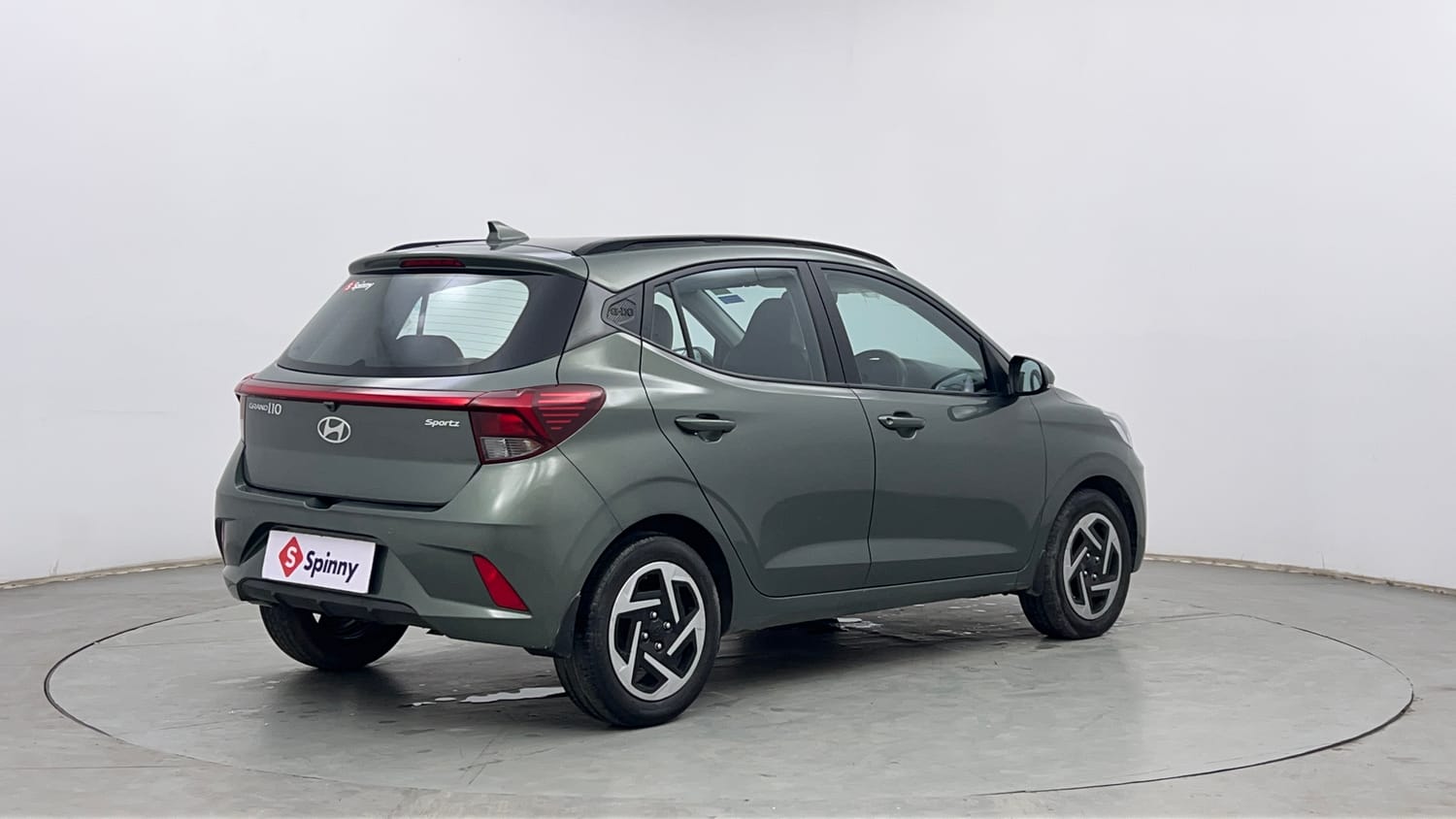 Used 2023 Hyundai Grand i10 Nios Sportz 1.2 Kappa VTVT Petrol Manual exterior RIGHT REAR CORNER VIEW
