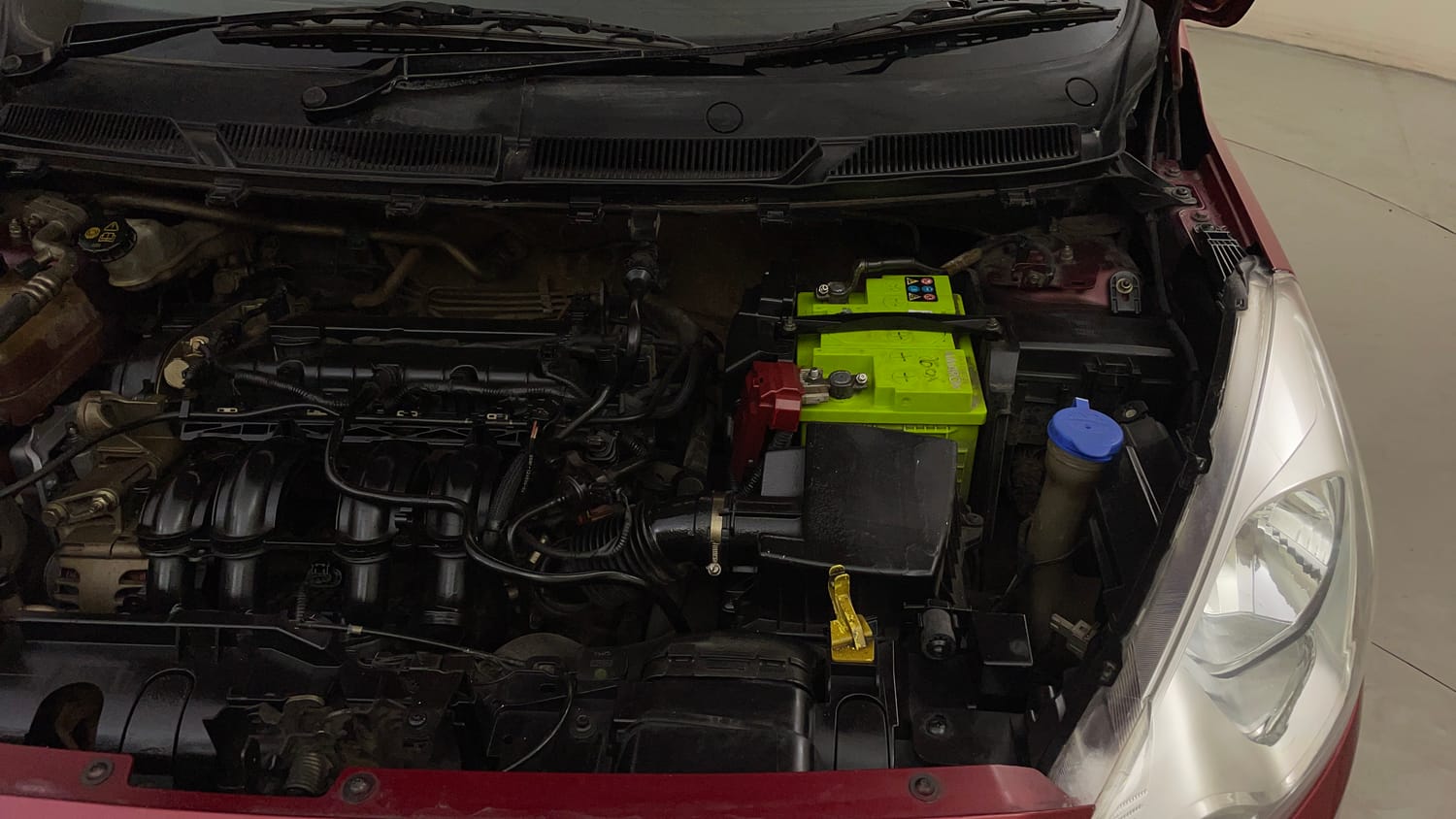 Used 2016 Ford Figo Trend 1.2 Ti-VCT Petrol Manual engine ENGINE LEFT SIDE VIEW