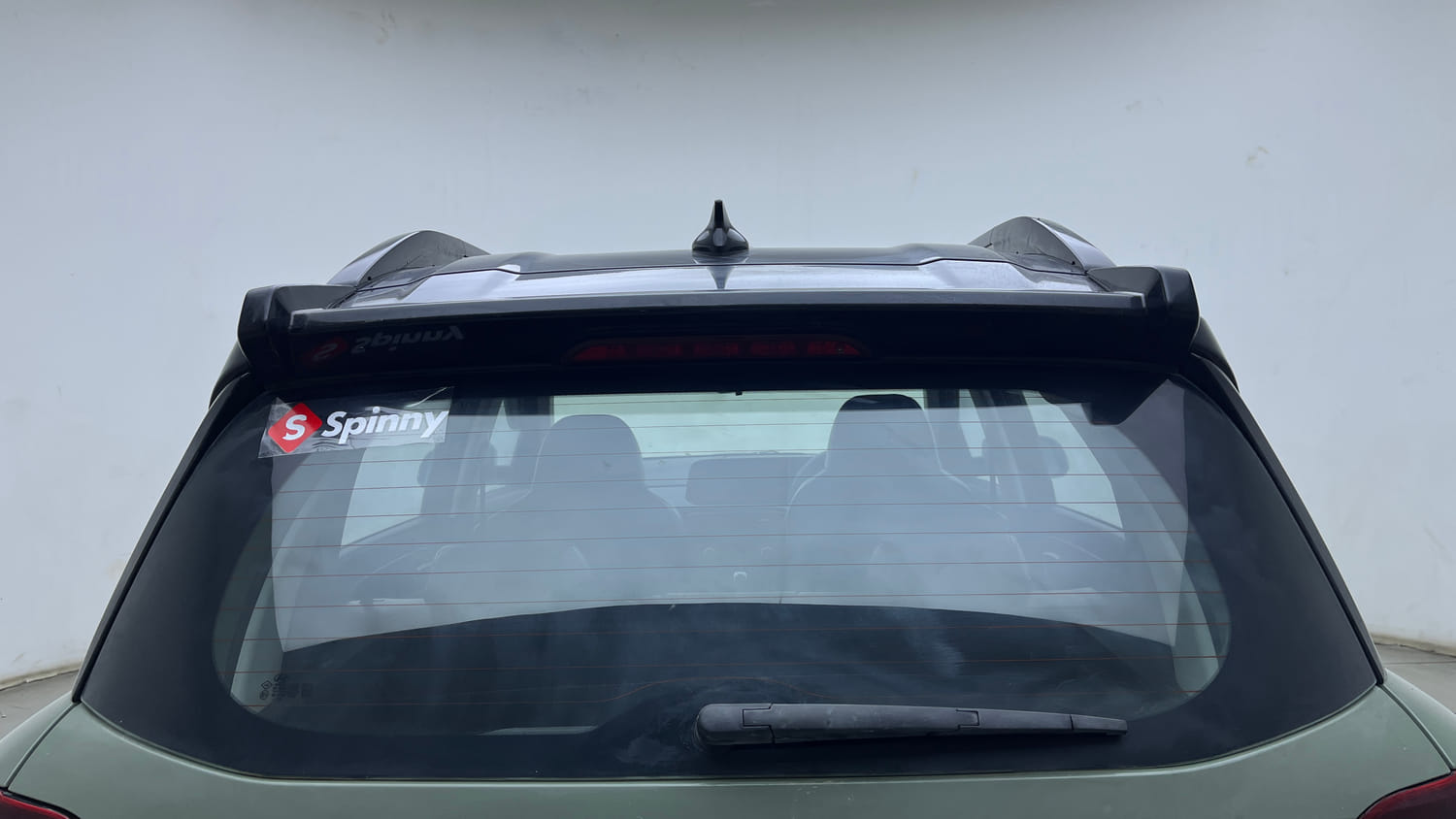 Used 2023 Hyundai Exter SX (O) Connect 1.2 AMT Dual Tone Petrol Automatic exterior BACK WINDSHIELD VIEW