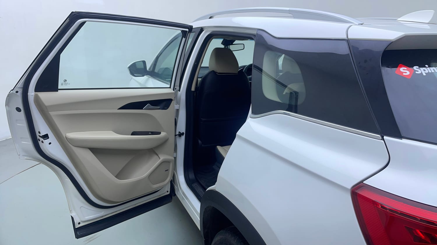 Used 2022 MG Motors Hector Sharp 1.5 Petrol CVT Petrol Automatic interior LEFT REAR DOOR OPEN VIEW