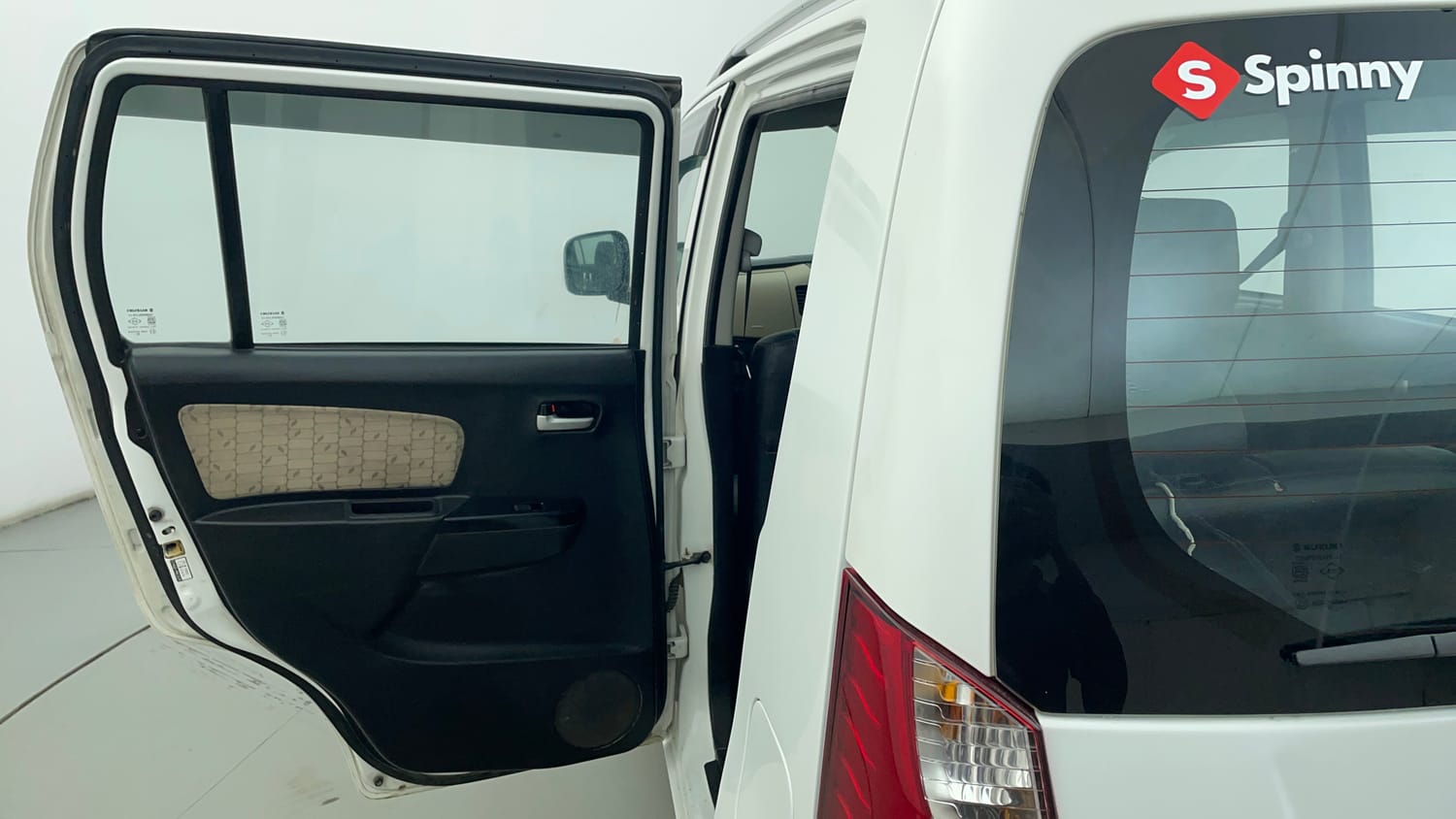 Used 2018 Maruti Suzuki Wagon R 1.0 VXI AMT Petrol Automatic interior LEFT REAR DOOR OPEN VIEW