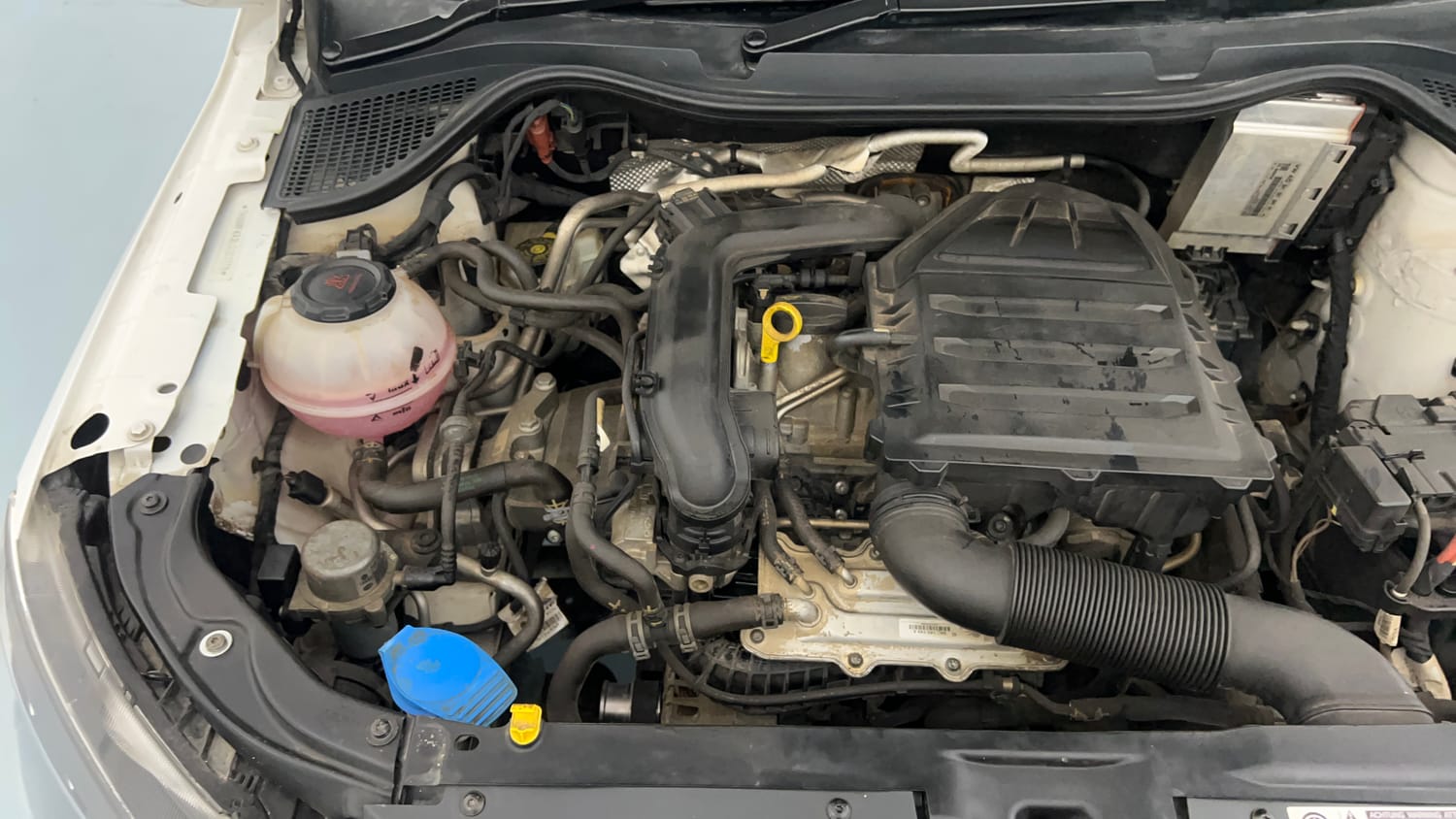 Used 2020 Skoda Rapid Active 1.0 TSI MT Petrol Manual engine ENGINE RIGHT SIDE VIEW