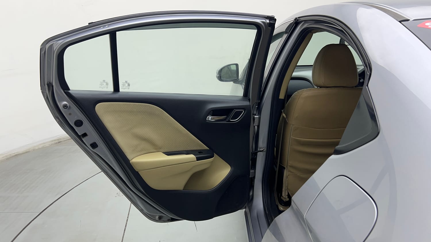 Used 2019 Honda City V CVT Petrol Petrol Automatic interior LEFT REAR DOOR OPEN VIEW