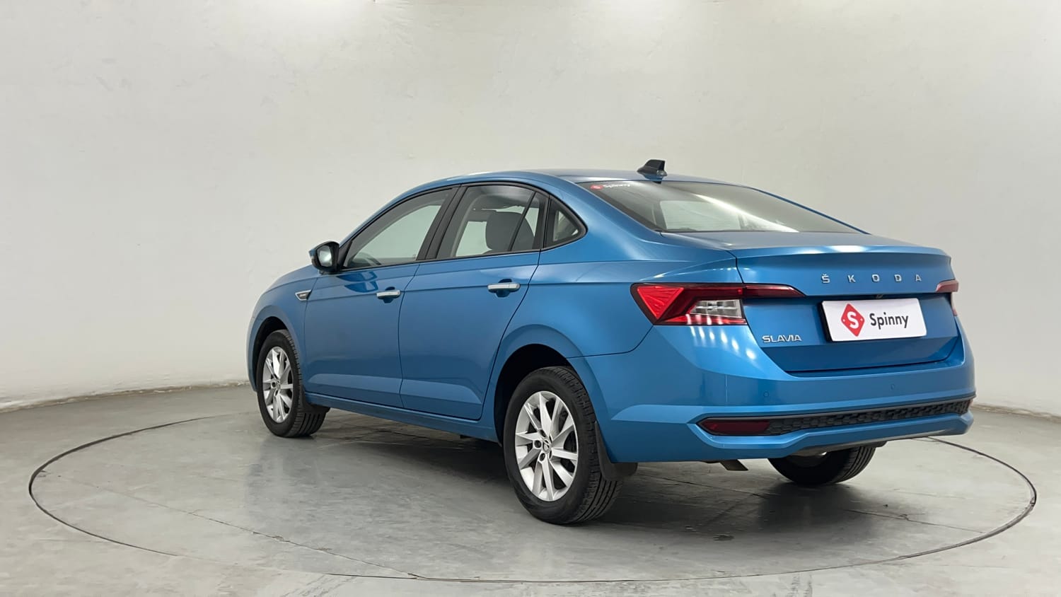 Used 2024 Skoda Slavia Ambition 1.0L TSI AT Petrol Automatic exterior LEFT REAR CORNER VIEW