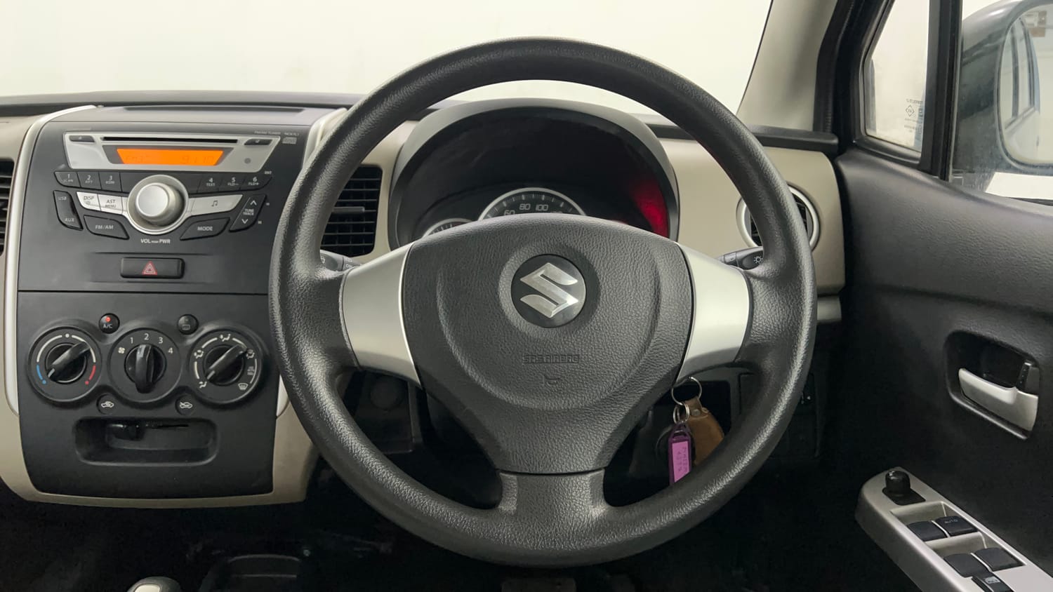 Used 2016 Maruti Suzuki Wagon R 1.0 VXI AMT Petrol Automatic interior STEERING VIEW