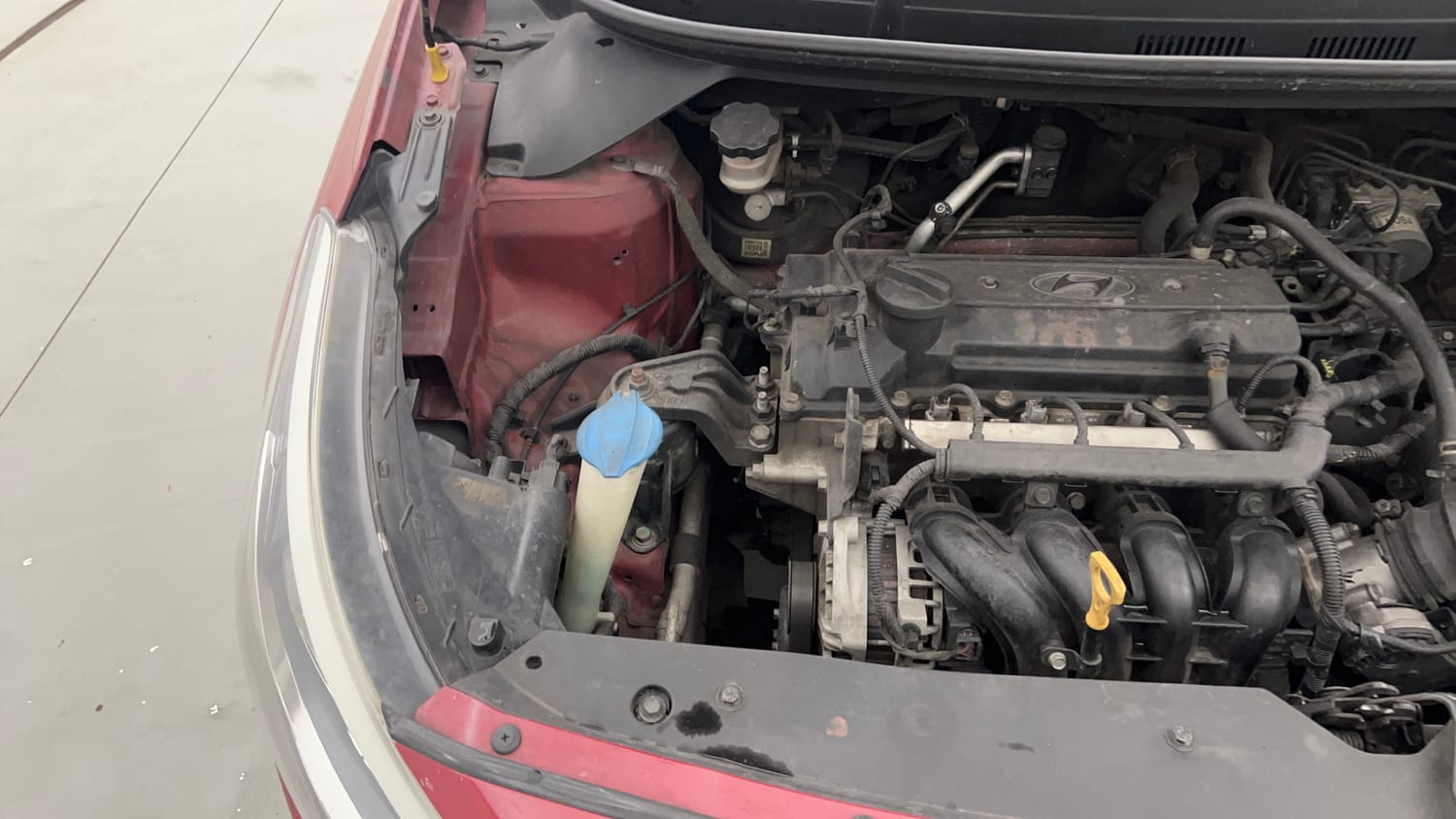 Used 2014 Hyundai Elite i20 Asta 1.2 Petrol Manual engine ENGINE RIGHT SIDE VIEW