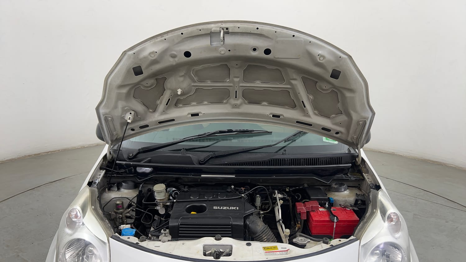Used 2013 Maruti Suzuki A-Star VXI Petrol Manual engine ENGINE & BONNET OPEN FRONT VIEW