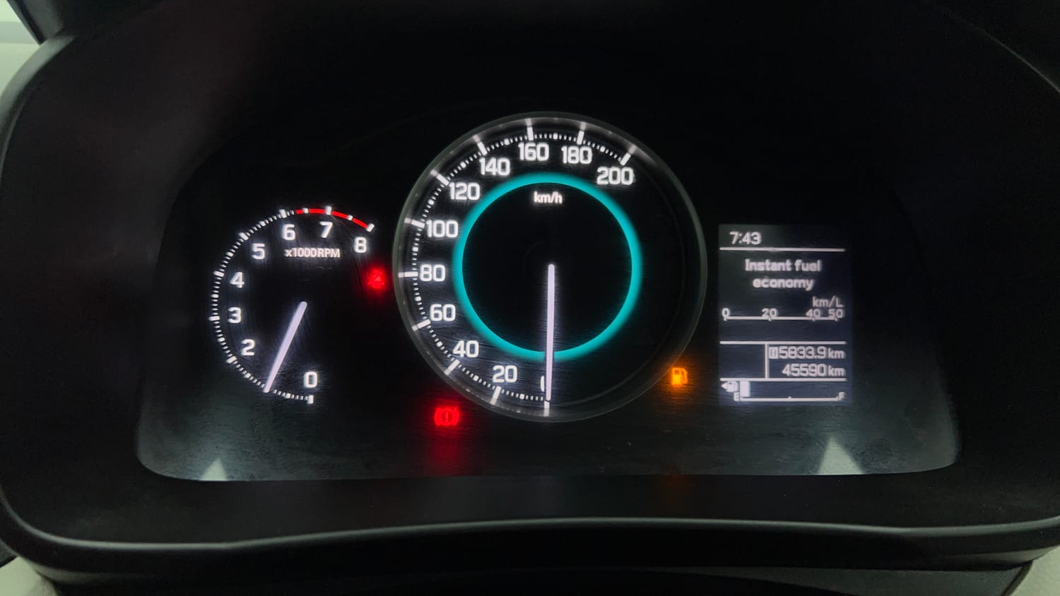Used 2019 Maruti Suzuki Ignis Delta 1.2 MT Petrol Manual interior CLUSTERMETER VIEW