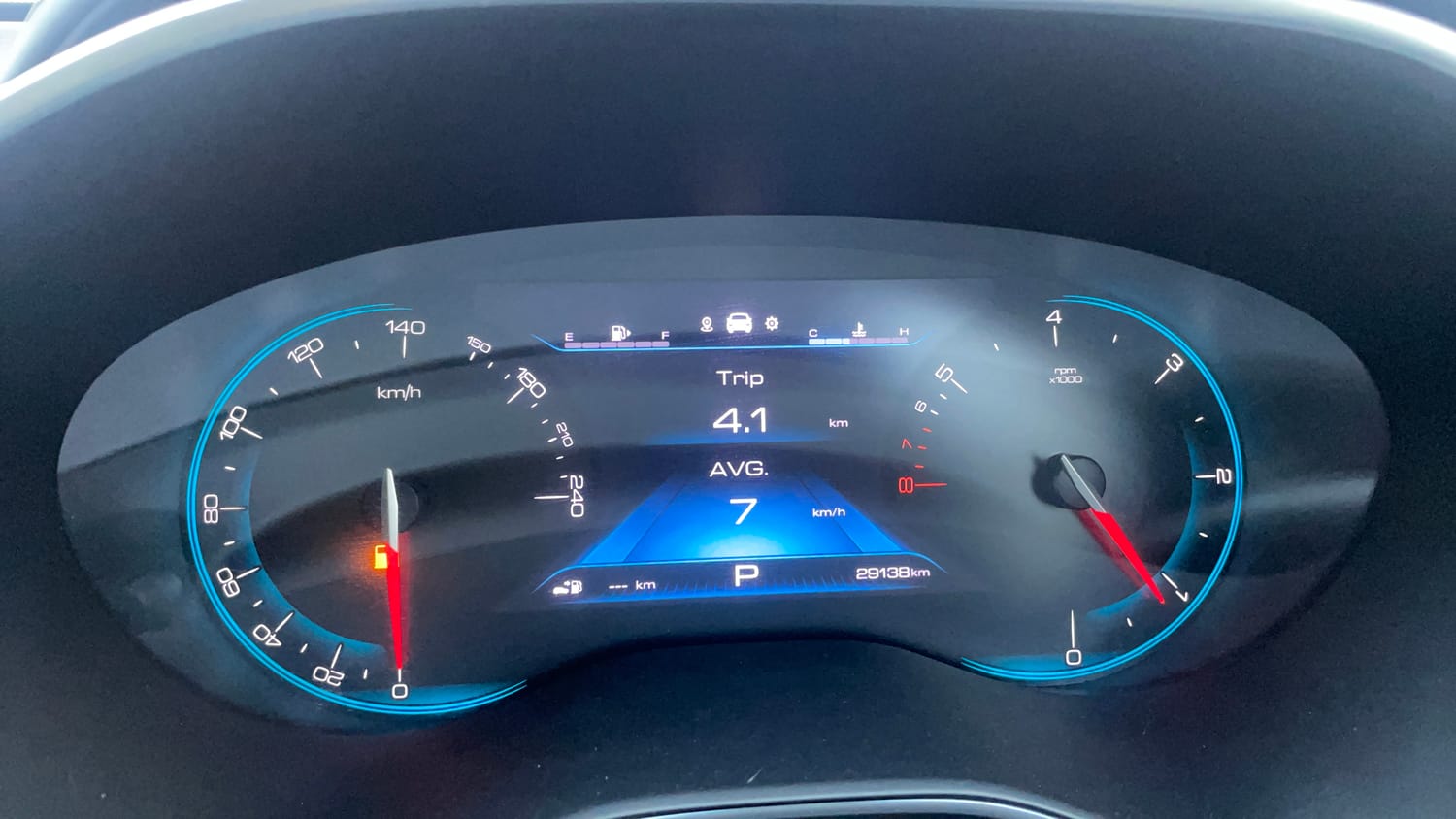 Used 2022 MG Motors Hector Sharp 1.5 Petrol CVT Petrol Automatic interior CLUSTERMETER VIEW