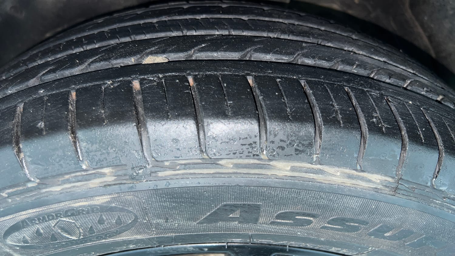 Used 2019 MG Motors Hector Sharp 1.5 DCT Petrol Petrol Automatic tyres LEFT FRONT TYRE TREAD VIEW