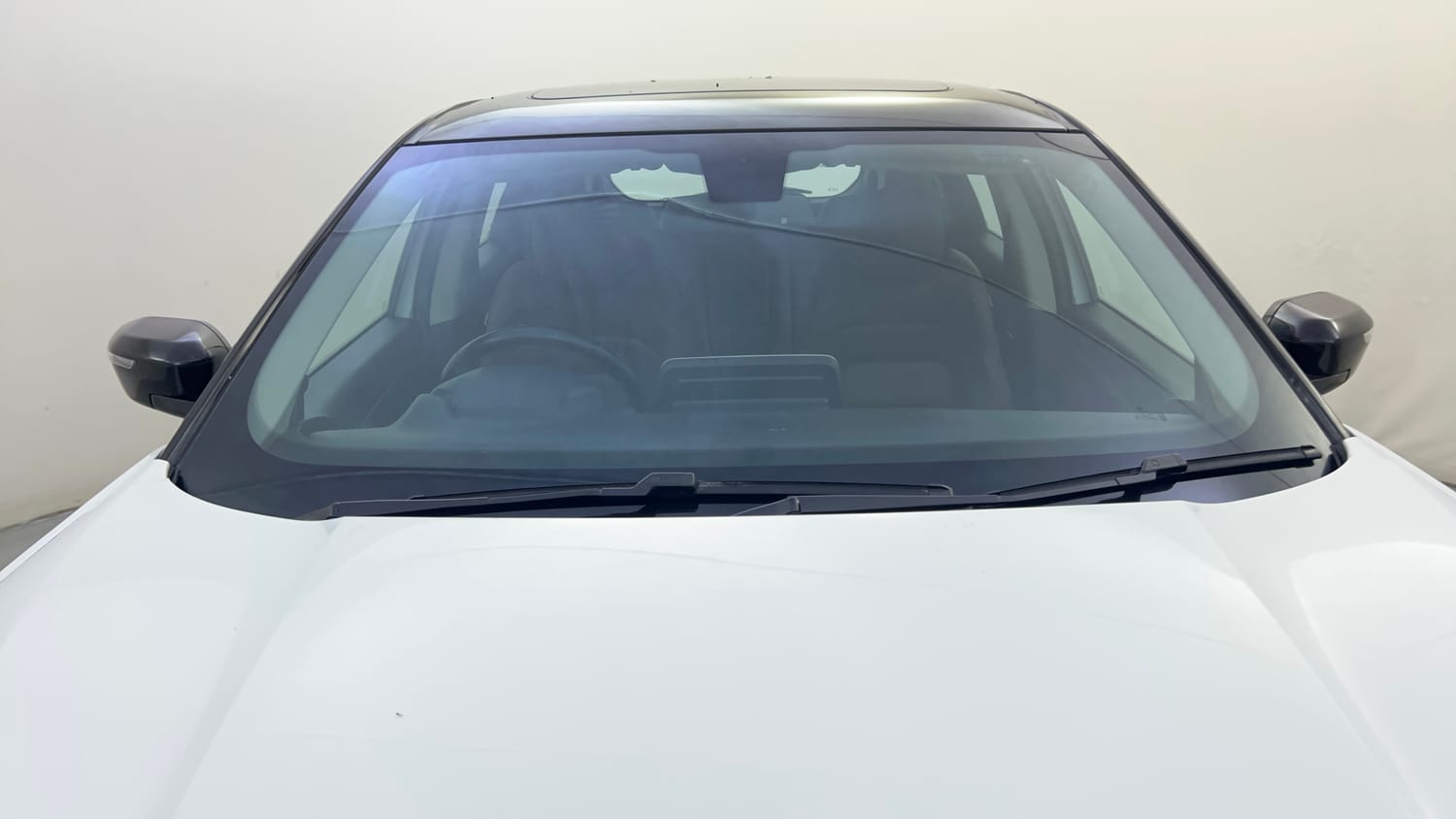 Used 2021 Tata Harrier XZA Plus Dual Tone Diesel Automatic exterior FRONT WINDSHIELD VIEW