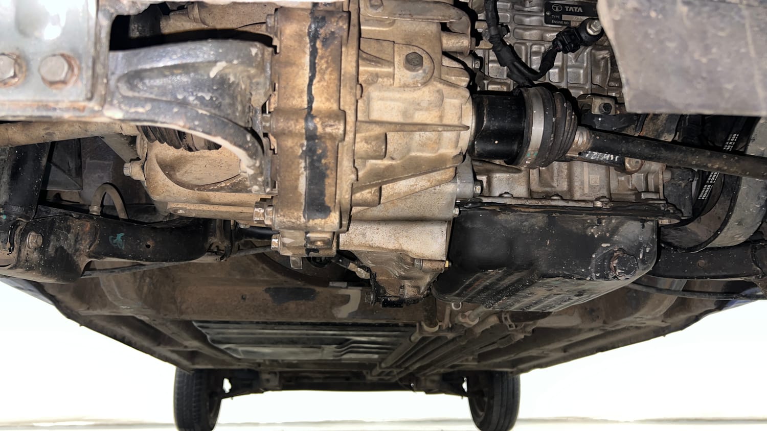 Used 2016 Tata Nano Twist XT Petrol Manual extra REAR UNDERBODY VIEW (TAKEN FROM REAR)