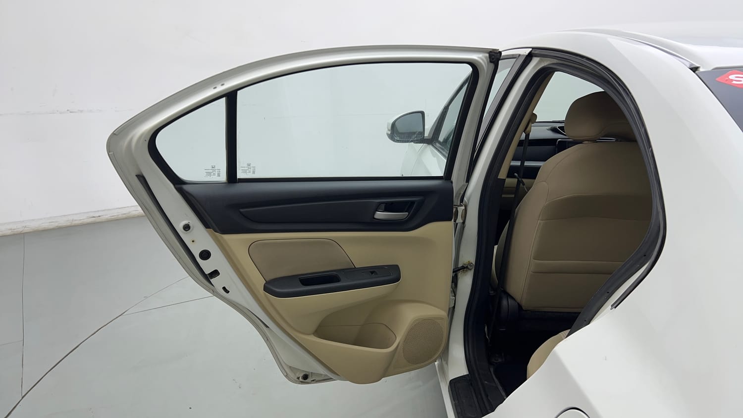 Used 2020 Honda Amaze 1.2 S CVT Petrol Petrol Automatic interior LEFT REAR DOOR OPEN VIEW