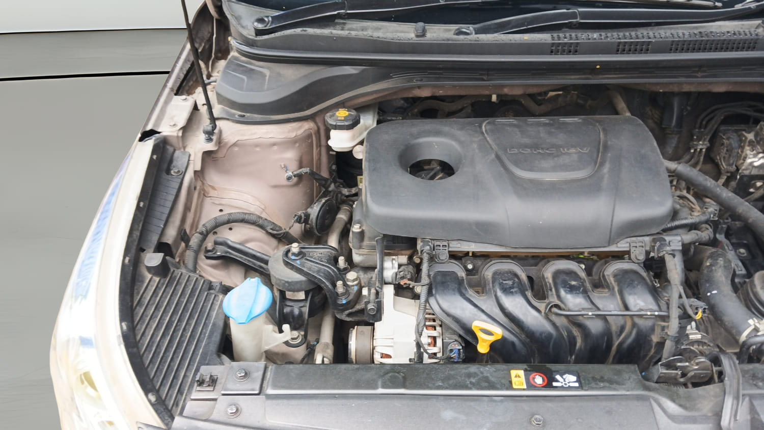Used 2018 Hyundai Verna SX (O)1.6 VTVT Petrol Manual engine ENGINE RIGHT SIDE VIEW