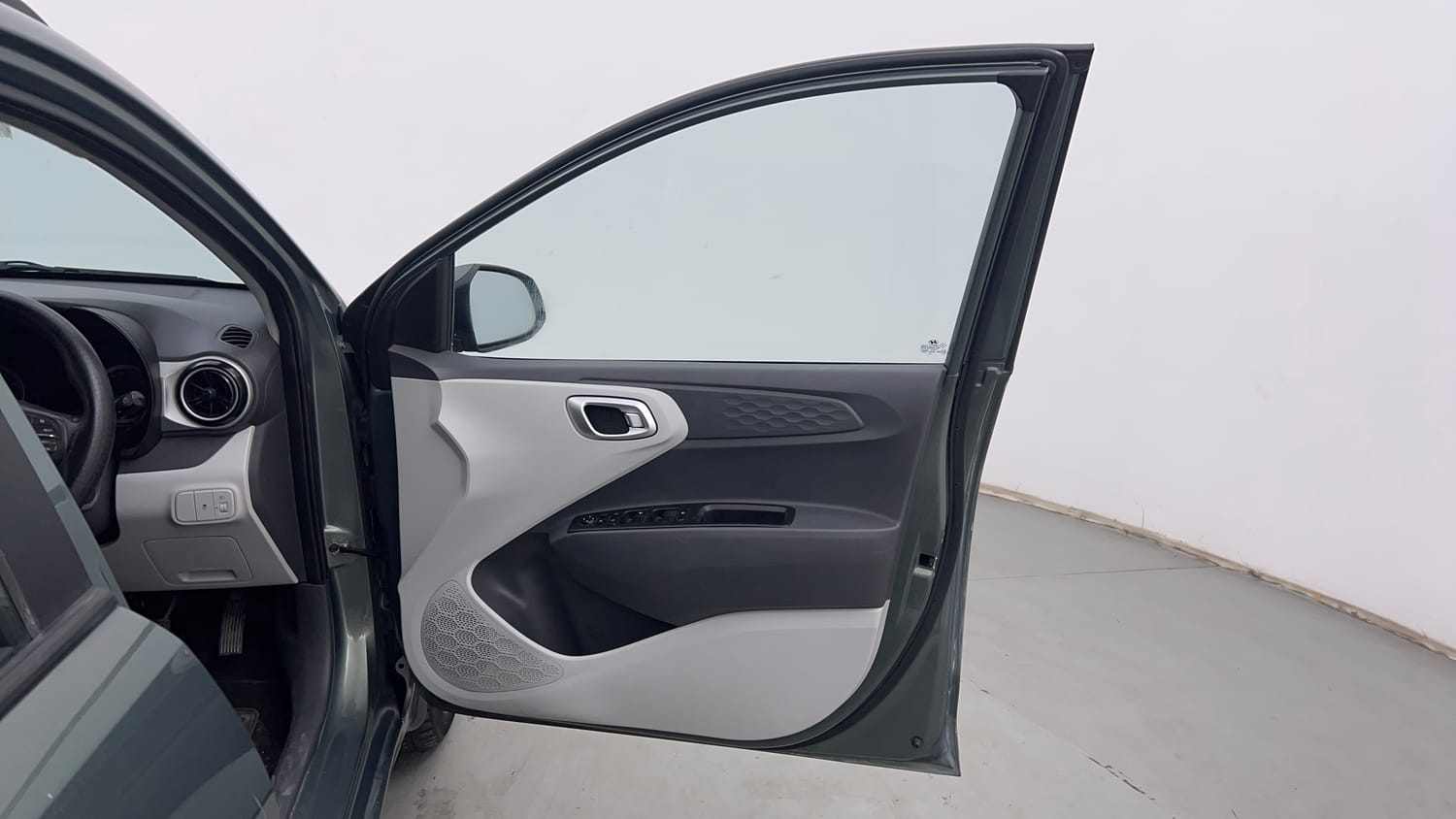 Used 2023 Hyundai Grand i10 Nios Sportz 1.2 Kappa VTVT Petrol Manual interior RIGHT FRONT DOOR OPEN VIEW