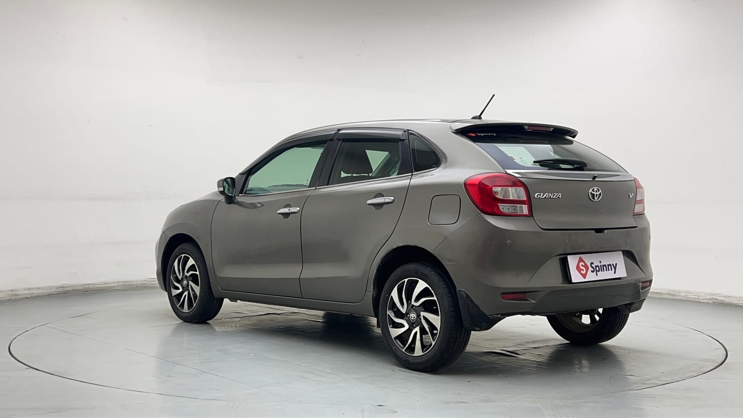 Used 2020 Toyota Glanza V CVT Petrol Automatic exterior LEFT REAR CORNER VIEW