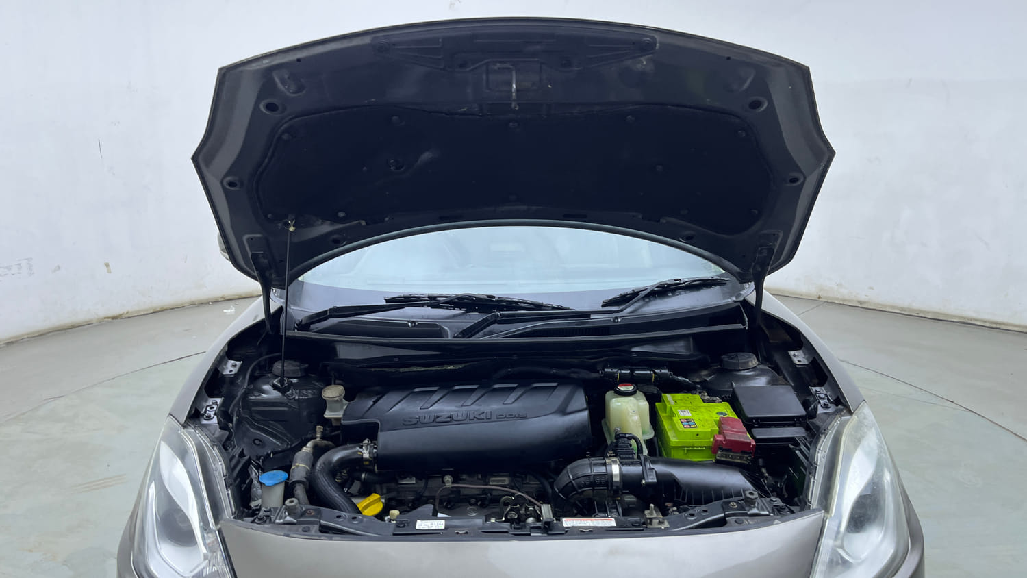 Used 2018 Maruti Suzuki Dzire ZDi Plus AMT Diesel Automatic engine ENGINE & BONNET OPEN FRONT VIEW