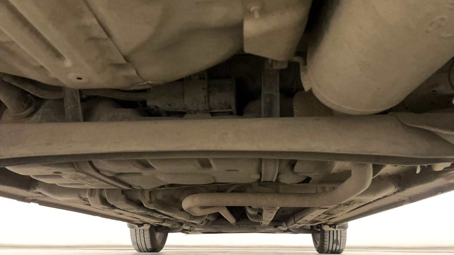 Used 2015 Hyundai Elite i20 Asta 1.2 Petrol Manual extra REAR UNDERBODY VIEW (TAKEN FROM REAR)