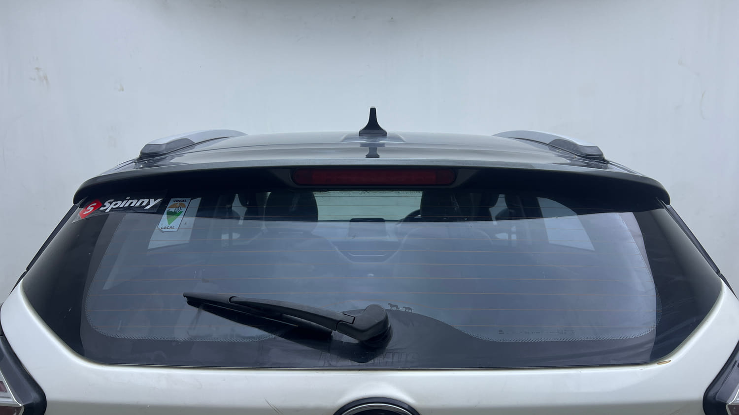 Used 2023 Tata Nexon XZ Plus (L) Petrol Manual exterior BACK WINDSHIELD VIEW