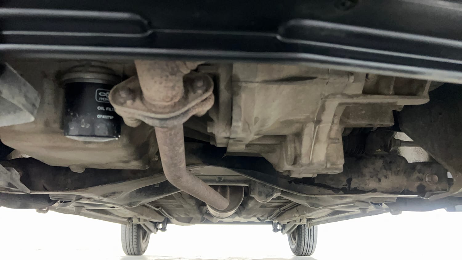 Used 2013 Maruti Suzuki A-Star VXI Petrol Manual extra FRONT LEFT UNDERBODY VIEW