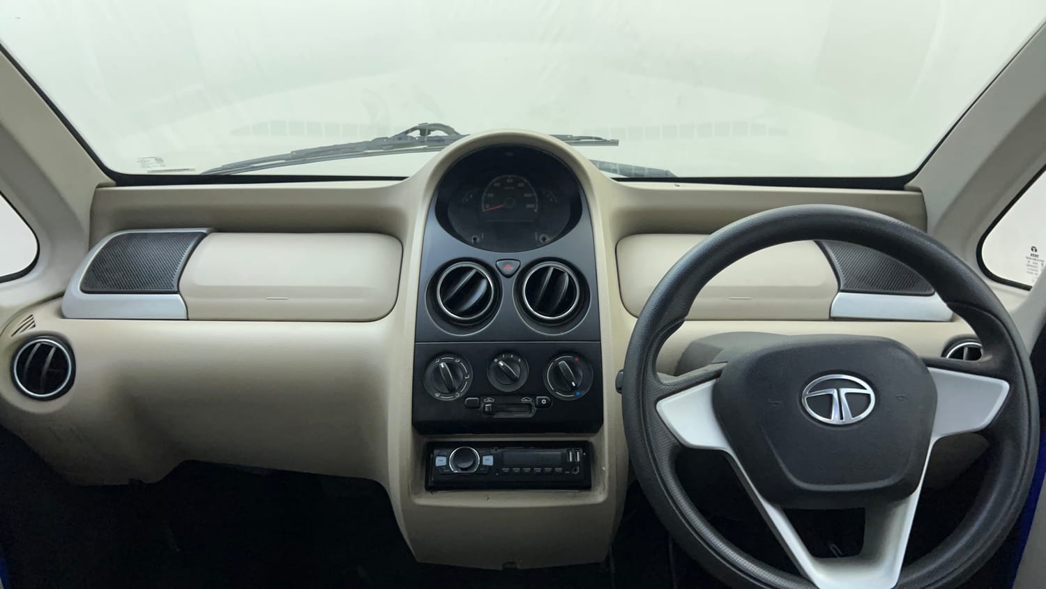 Used 2016 Tata Nano Twist XT Petrol Manual interior MUSIC SYSTEM & AC CONTROL VIEW