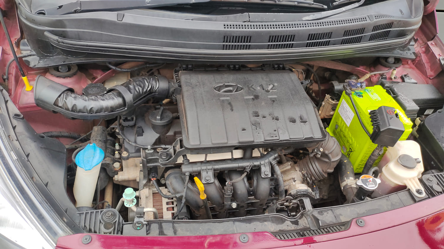 Used 2017 Hyundai Xcent SX 1.2 Petrol Manual engine ENGINE RIGHT SIDE VIEW