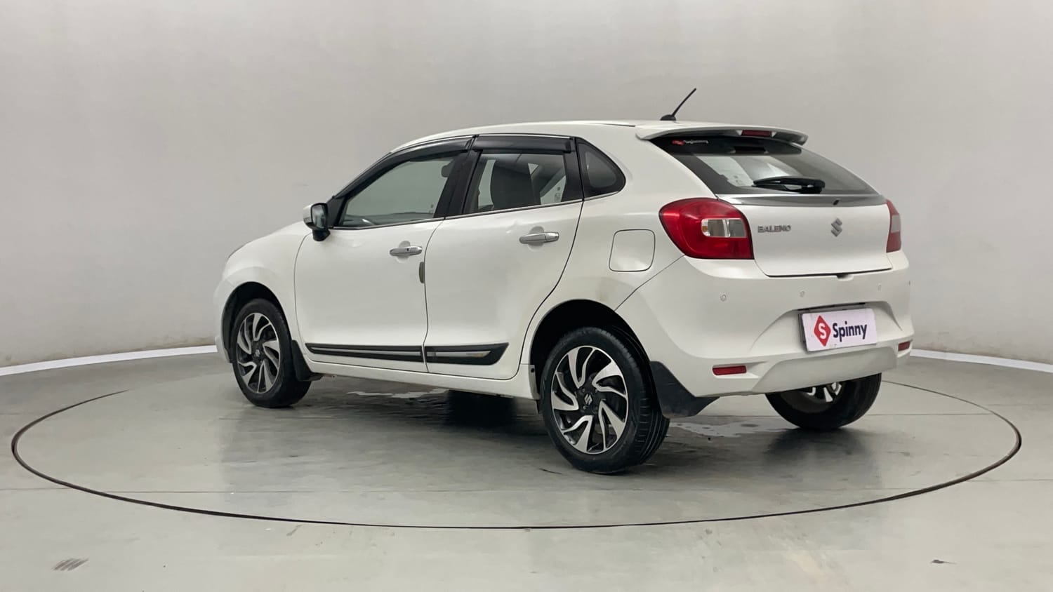 Used 2021 Maruti Suzuki Baleno Zeta Petrol Manual exterior LEFT REAR CORNER VIEW