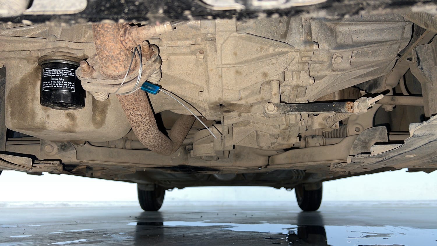 Used 2020 Maruti Suzuki Dzire VXi Petrol Manual extra FRONT LEFT UNDERBODY VIEW