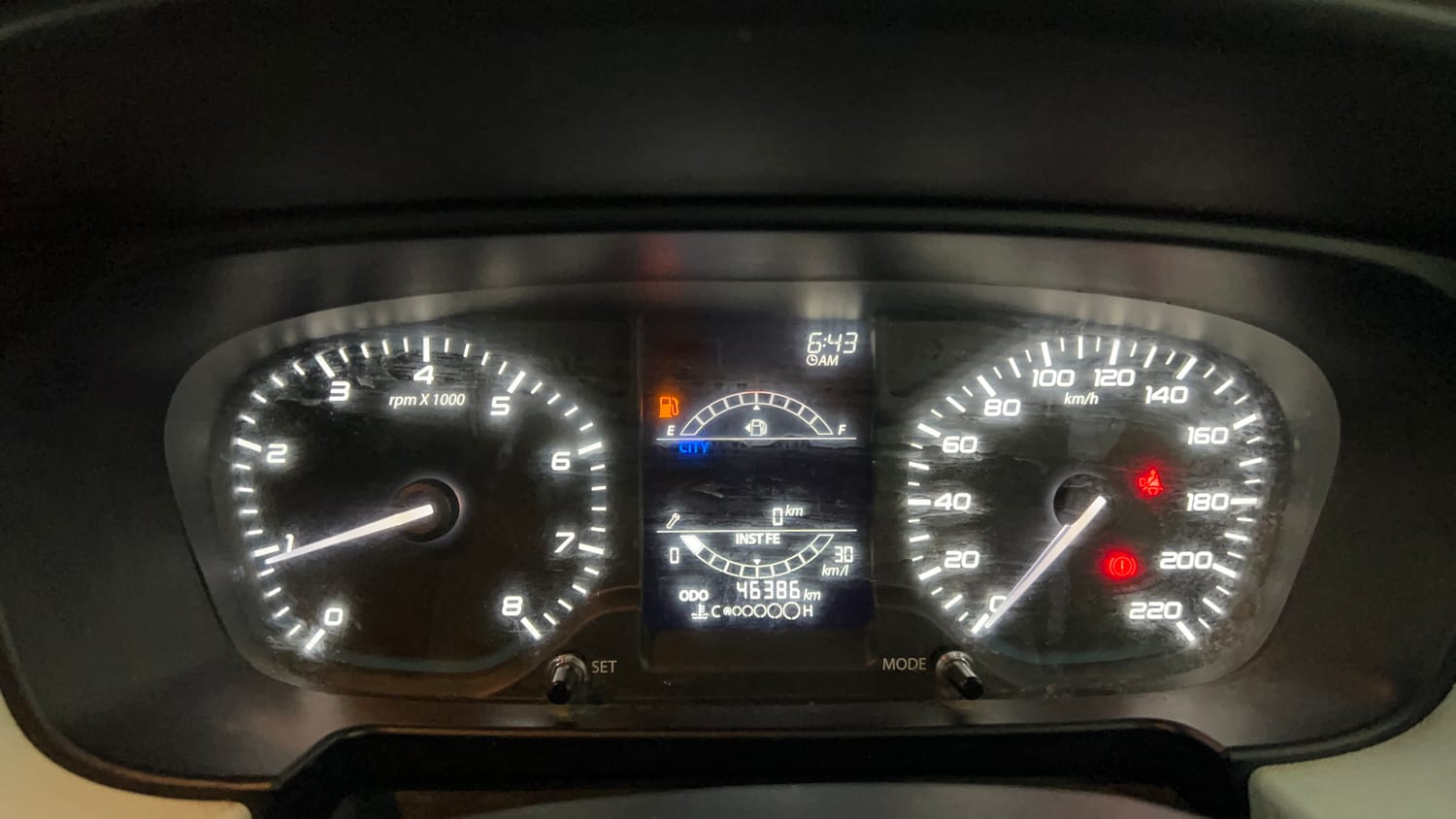 Used 2022 Tata Punch Pure MT Petrol Manual interior CLUSTERMETER VIEW