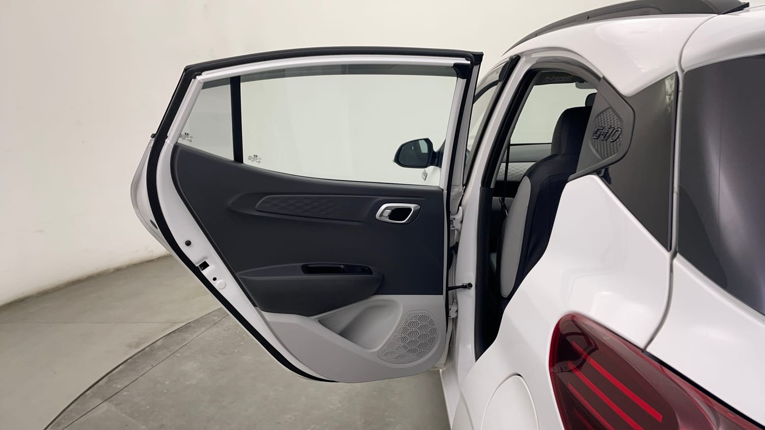 Used 2024 Hyundai Grand i10 Nios Asta 1.2 Kappa AMT Petrol Automatic interior LEFT REAR DOOR OPEN VIEW