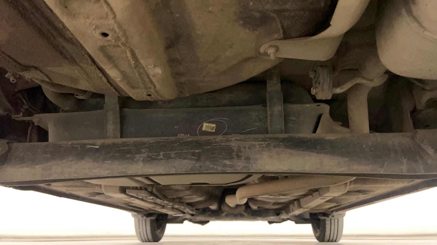 Used 2019 Hyundai Grand i10 Magna 1.2 Kappa VTVT CNG Cng Manual extra REAR UNDERBODY VIEW (TAKEN FROM REAR)